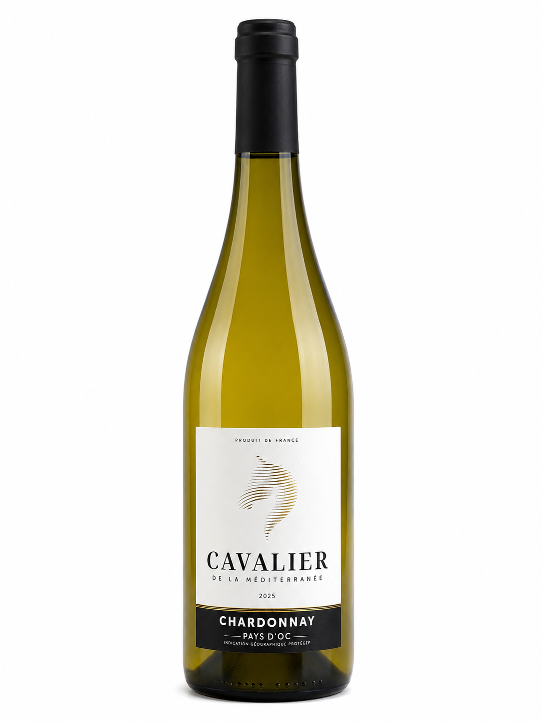 CAVALIER DE LA MÉDITERRANÉE CHARDONNAY PAYS D'OC 2025 75CL