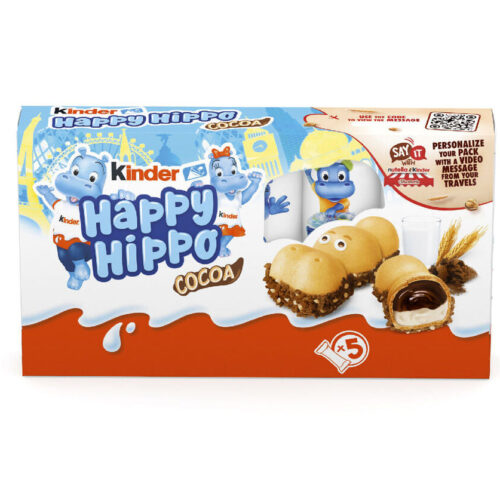KINDER HAPPY HIPPO COCOA X5 103G