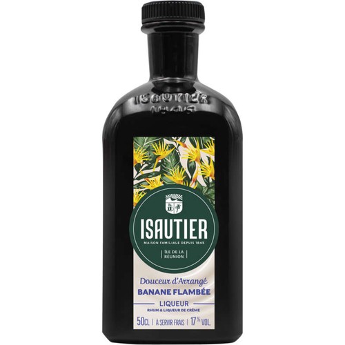 ISAUTIER DOUCEUR D'ARRANGÉ BANANE FLAMBÉE 17% 50CL
