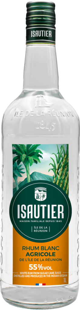 ISAUTIER RHUM BLANC AGRICOLE 55% 1L