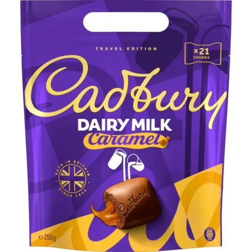 CADBURRY POUCH DAIRY MILK CARAMEL 250GR