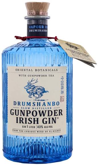 DRUMSHANBO GUNPOWER IRISH GIN 43% 1L